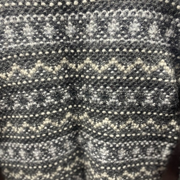 Loft Alpaca Wool Blend Chunky Knit Fair Isle Sweater size M - Picture 3 of 6